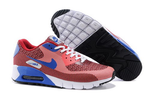 Nike Air Max 90 Jcrd Mens Shoes Orange Red Blue Hot Closeout